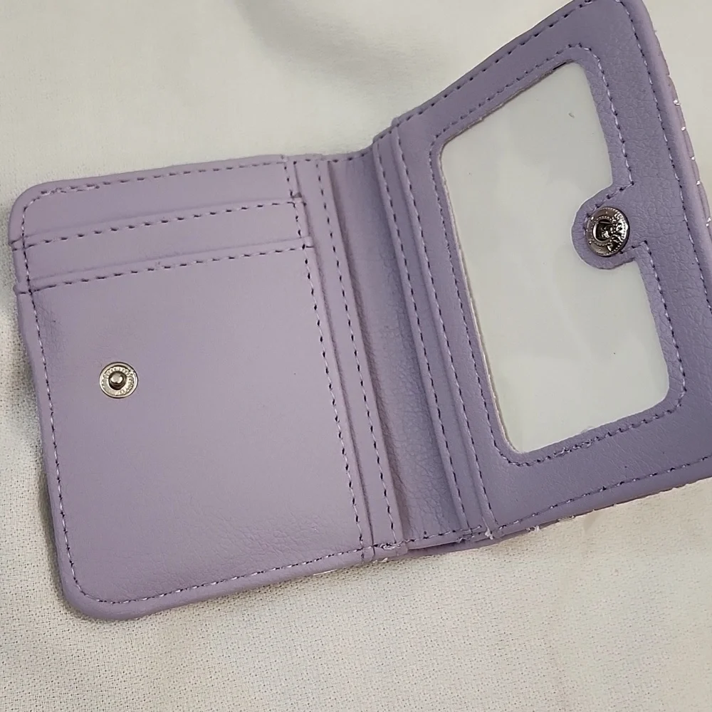 Valentino Orlandi Lavender Crossbody Bag & Coordinating Betsey Johnson Wallet